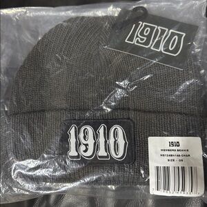 1910 Charcoal Beanie